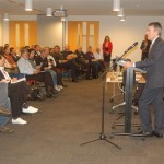 Mark Dreyfus, Shadow Attorney General addressing the gathering. Photo: SAT