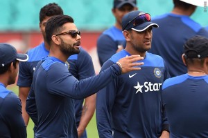 India train hard after a day’s break