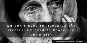 Many reasons behind people experiencing homelessness