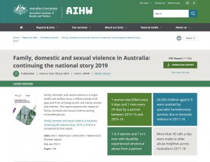 New report sheds light on groups vulnerable to family, domestic and sexual violence