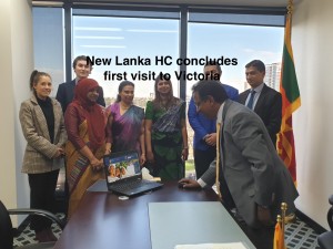 New Lanka HC concludes first official visit to Victoria