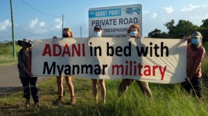 Australian activists condemn Adani’s links to the Myanmar military regime; Adani denies dealings with Myanmar army
