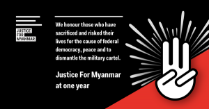 Justice For Myanmar : Call to dismantle Myanmar’s military cartel’s business interests and systemic corruption