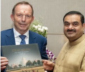 Environmentalists flak Tony Abbott’s meeting with Gautam Adani during India visit