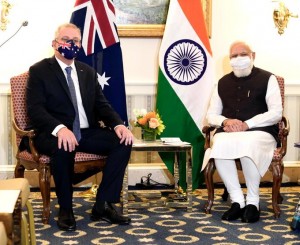 ScoMo-Modi meet ahead of Quad meeting : Discussion on AUKUS ‘well received’- Scott Morrison