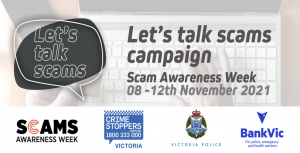 Let’s Talk Scams Campaign: Financial scams cost Australians $114 m in 2021