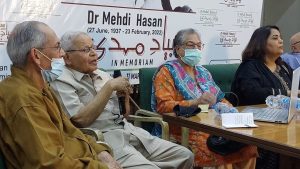 Indo Pak rights activists commemorate Dr. Mehdi Hasan’s life