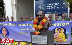 Dr. Ambedkar’s bust unveiled at the Australia India Institute