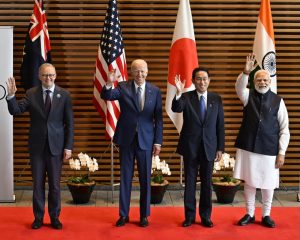 Veiled message to China:Quad leaders bat for free & open Indo-Pacific