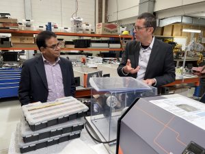 Indian Consul Raj Kumar visits IDM Instruments, Australia
