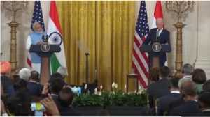 President Biden-PM Modi joint press conference@White House (See Video)