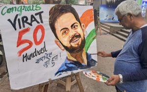 India storm into World Cup final as Kohli surpasses Tendulkar’s century record
