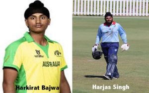 Harkirat Bajwa & Harjas Singh in 2024 Men’s U19 World Cup Aussie squad